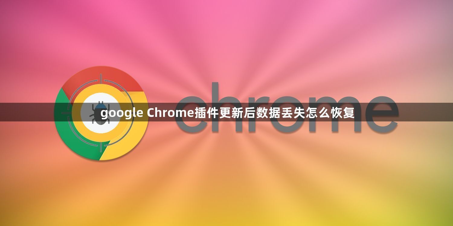 google Chrome插件更新后数据丢失怎么恢复1