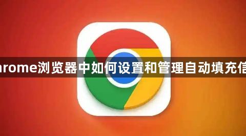 Chrome浏览器中如何设置和管理自动填充信息1