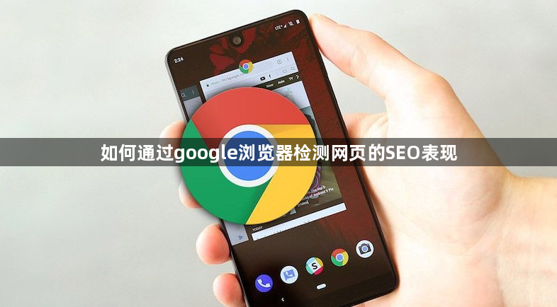 如何通过google浏览器检测网页的SEO表现1