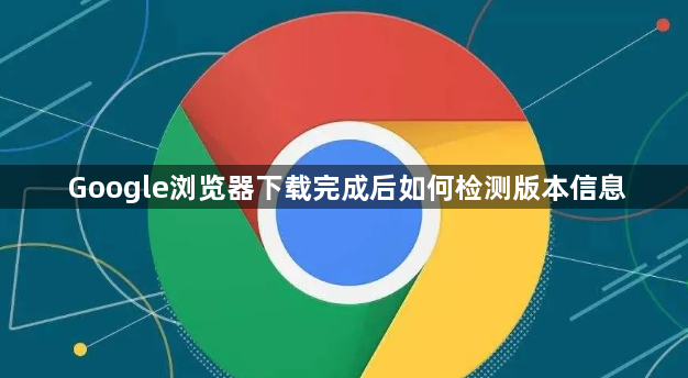 Google浏览器下载完成后如何检测版本信息1