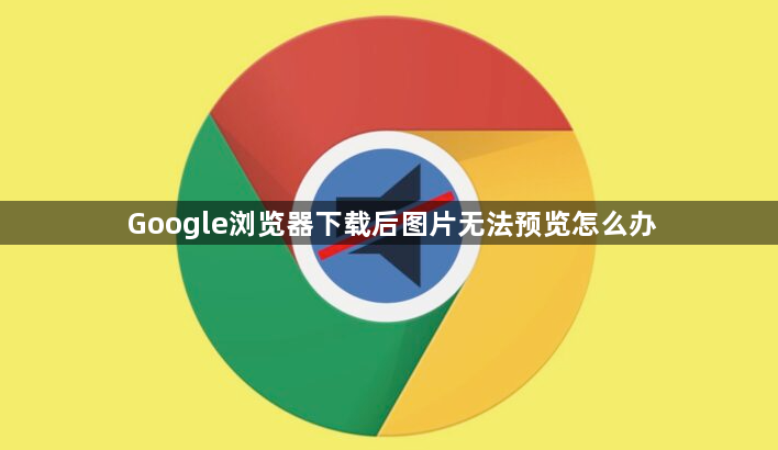 Google浏览器下载后图片无法预览怎么办1