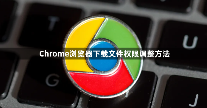 Chrome浏览器下载文件权限调整方法1