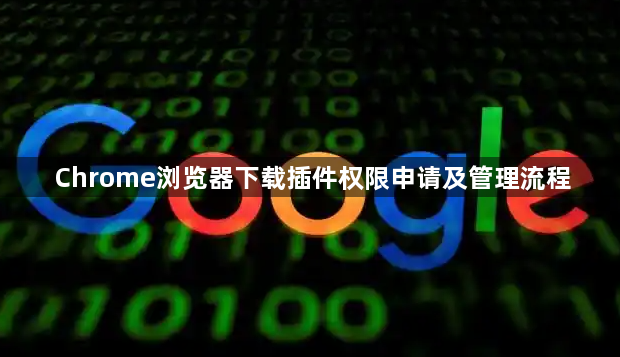 Chrome浏览器下载插件权限申请及管理流程1