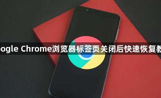 google Chrome浏览器标签页关闭后快速恢复教程1