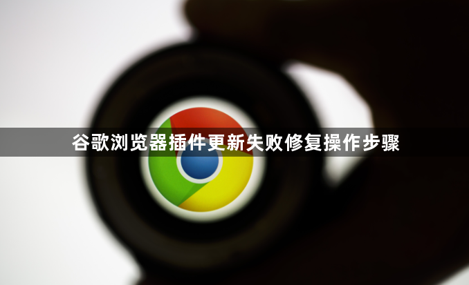 谷歌浏览器插件更新失败修复操作步骤1