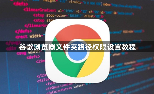 谷歌浏览器文件夹路径权限设置教程1