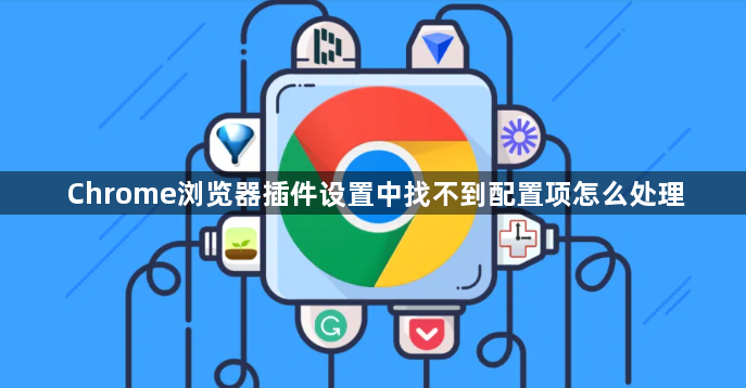 Chrome浏览器插件设置中找不到配置项怎么处理1