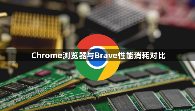 Chrome浏览器与Brave性能消耗对比1