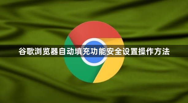 谷歌浏览器自动填充功能安全设置操作方法1