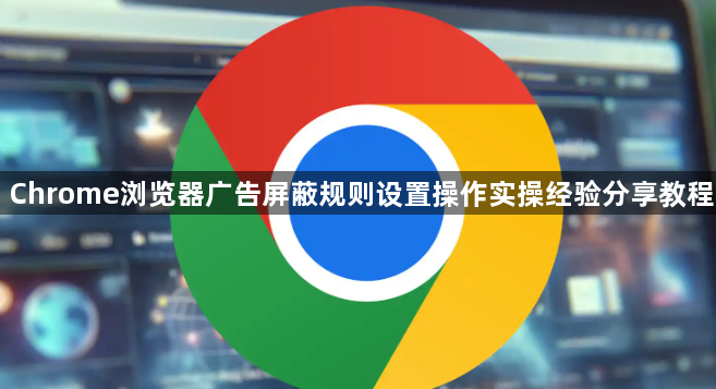 Chrome浏览器广告屏蔽规则设置操作实操经验分享教程1