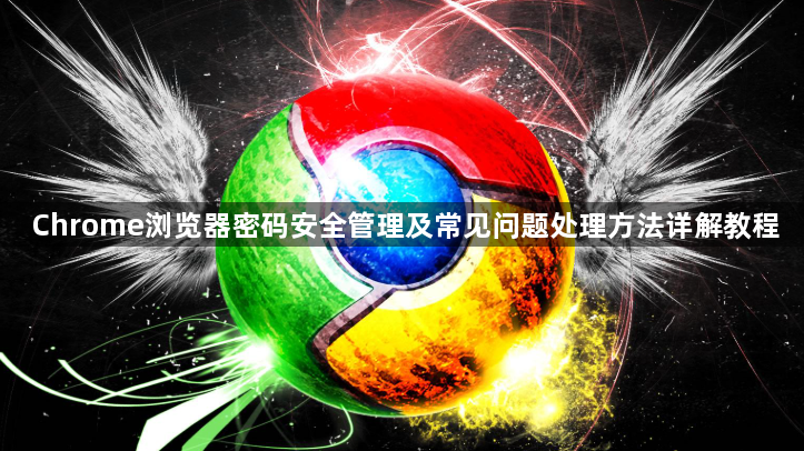 Chrome浏览器密码安全管理及常见问题处理方法详解教程1