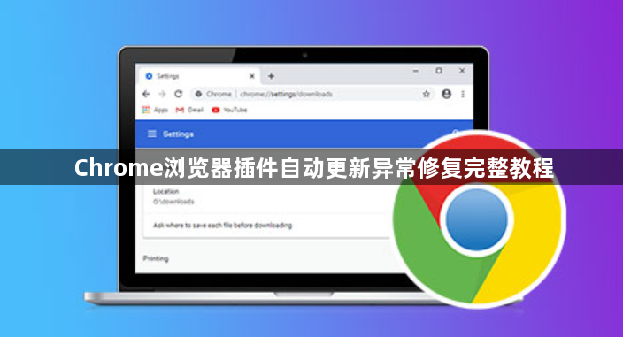 Chrome浏览器插件自动更新异常修复完整教程1