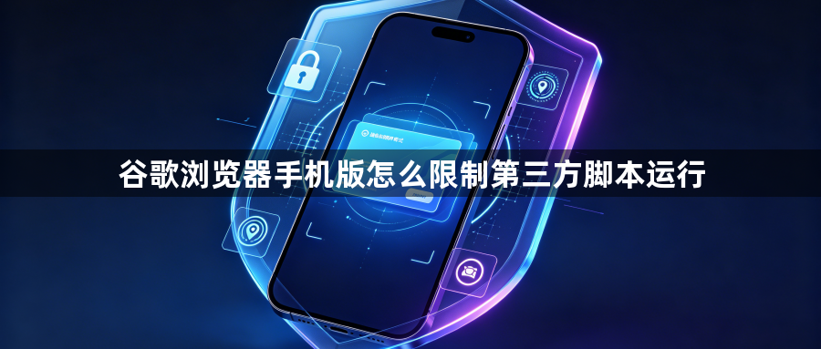 谷歌浏览器手机版怎么限制第三方脚本运行1