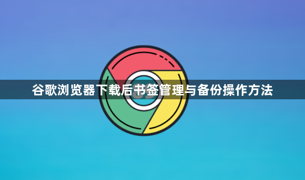 谷歌浏览器下载后书签管理与备份操作方法1