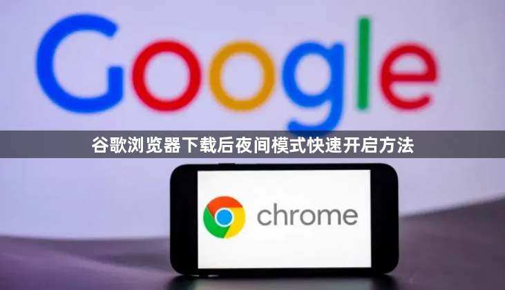 谷歌浏览器下载后夜间模式快速开启方法1