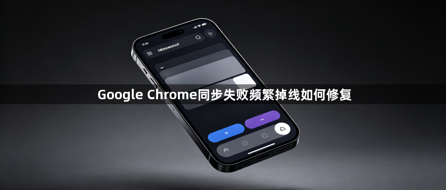 Google Chrome同步失败频繁掉线如何修复1