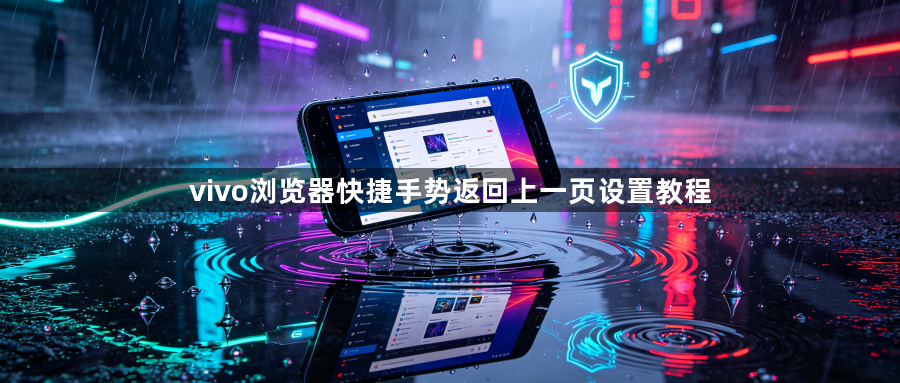 vivo浏览器快捷手势返回上一页设置教程1