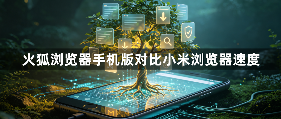 火狐浏览器手机版对比小米浏览器速度1