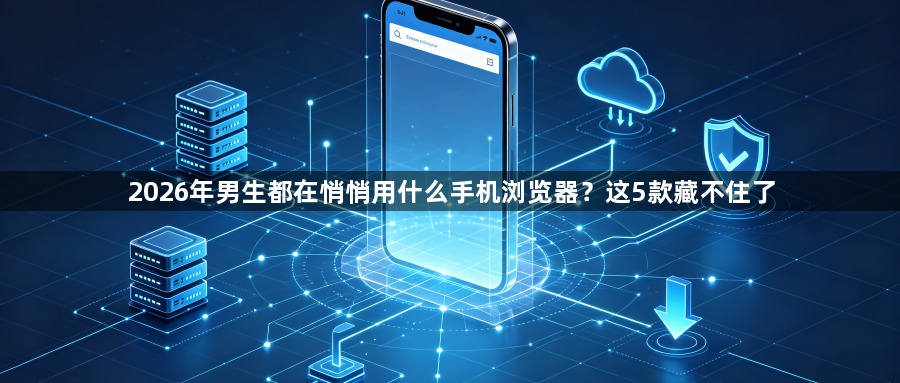 2026年男生都在悄悄用什么手机浏览器?这5款藏不住了1
