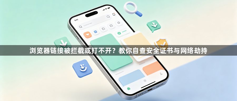 浏览器链接被拦截或打不开？教你自查安全证书与网络劫持1
