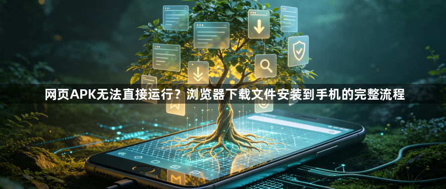网页APK无法直接运行？浏览器下载文件安装到手机的完整流程1