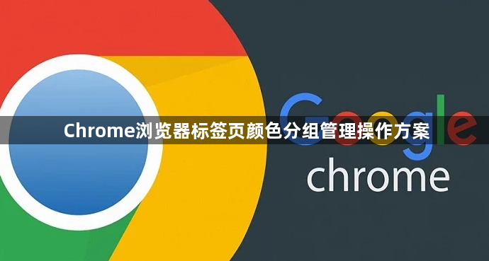 Chrome浏览器标签页颜色分组管理操作方案1