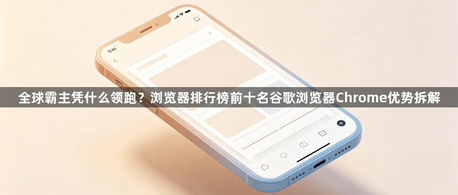 全球霸主凭什么领跑？浏览器排行榜前十名谷歌浏览器Chrome优势拆解1