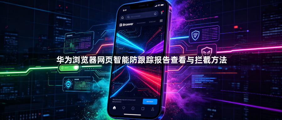 华为浏览器网页智能防跟踪报告查看与拦截方法1