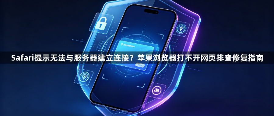 Safari提示无法与服务器建立连接？苹果浏览器打不开网页排查修复指南1
