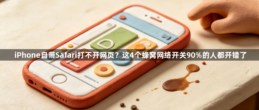 iPhone自带Safari打不开网页?这4个蜂窝网络开关90%的人都开错了1