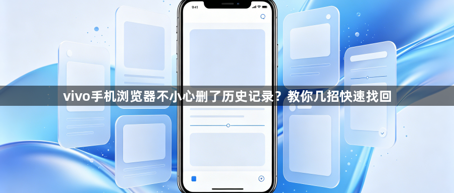 vivo手机浏览器不小心删了历史记录?教你几招快速找回1